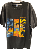 90s Disney Aladdin Worn Cave of Wonders Movie Promo T Shirt XL