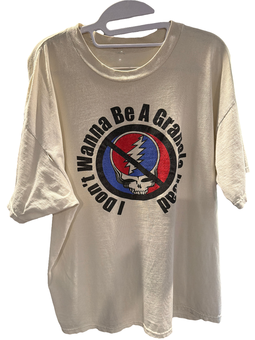 90er I Don't Want To Be A Granola Head The Queers Punk Band Weißes T-Shirt XL