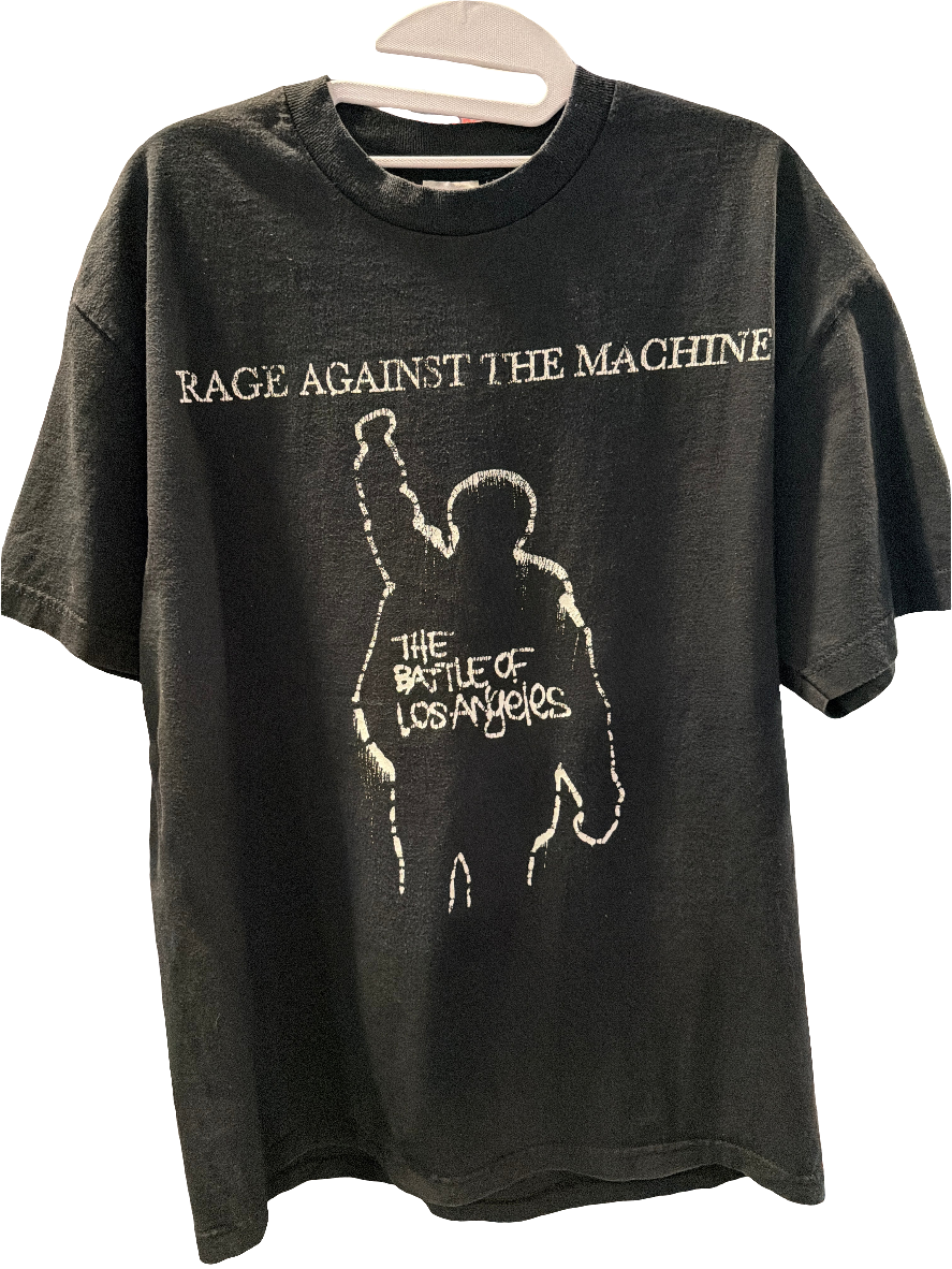 1999 Rage Against The Machine Battle Los Angeles Tour L Black T Shirt