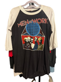 1982 Men at Work Business As Usual Sport One M Tour Raglan 3/4