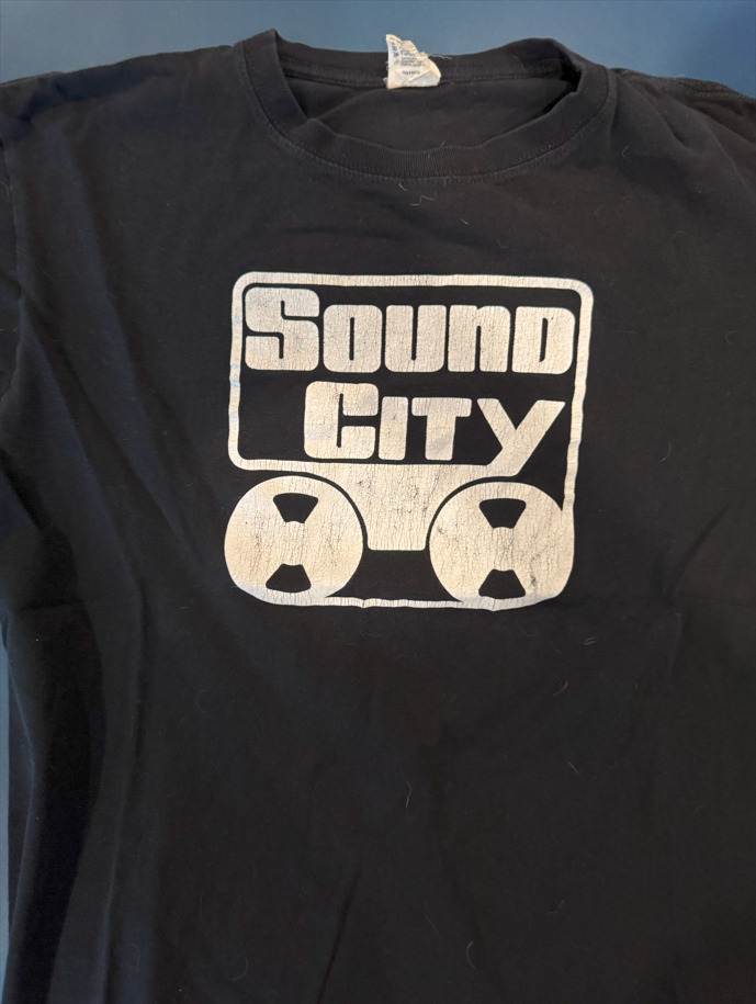 Sound City Studio Reel Shirt M Anvil Black