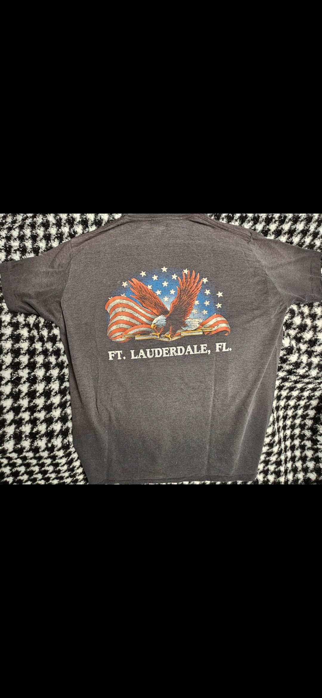 1991 Harley 3D Emblem Eagle RARE back print XL